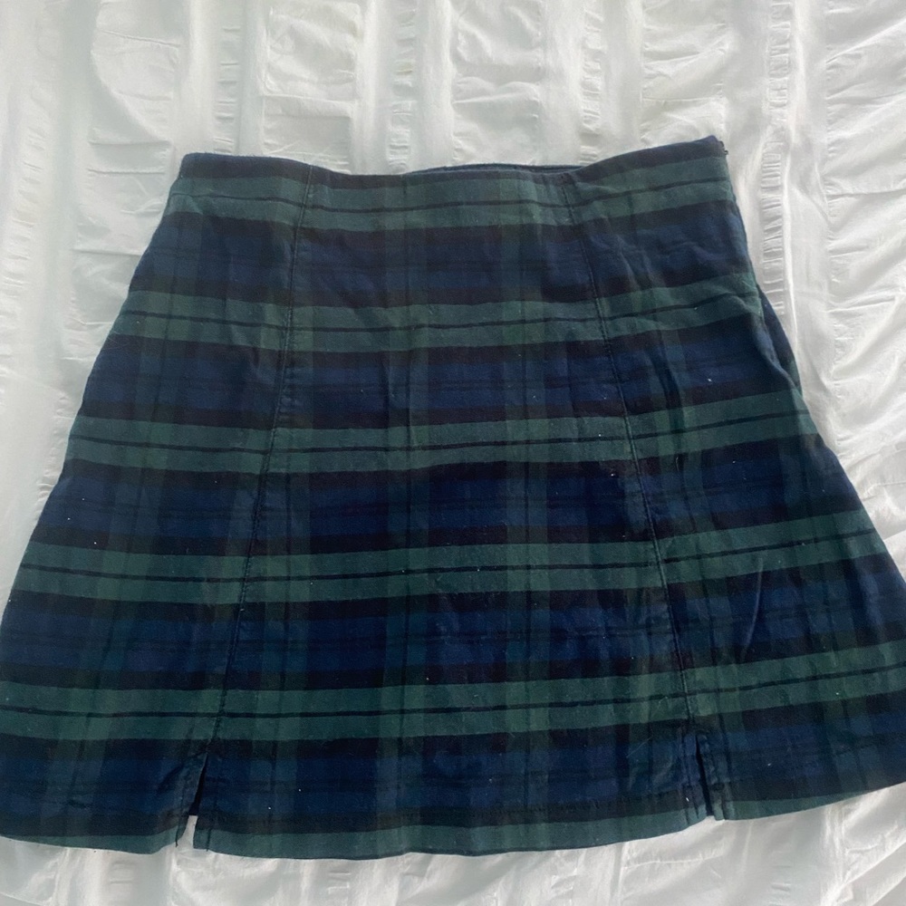 Brandy Melville John Galt Plaid Mini Skirt